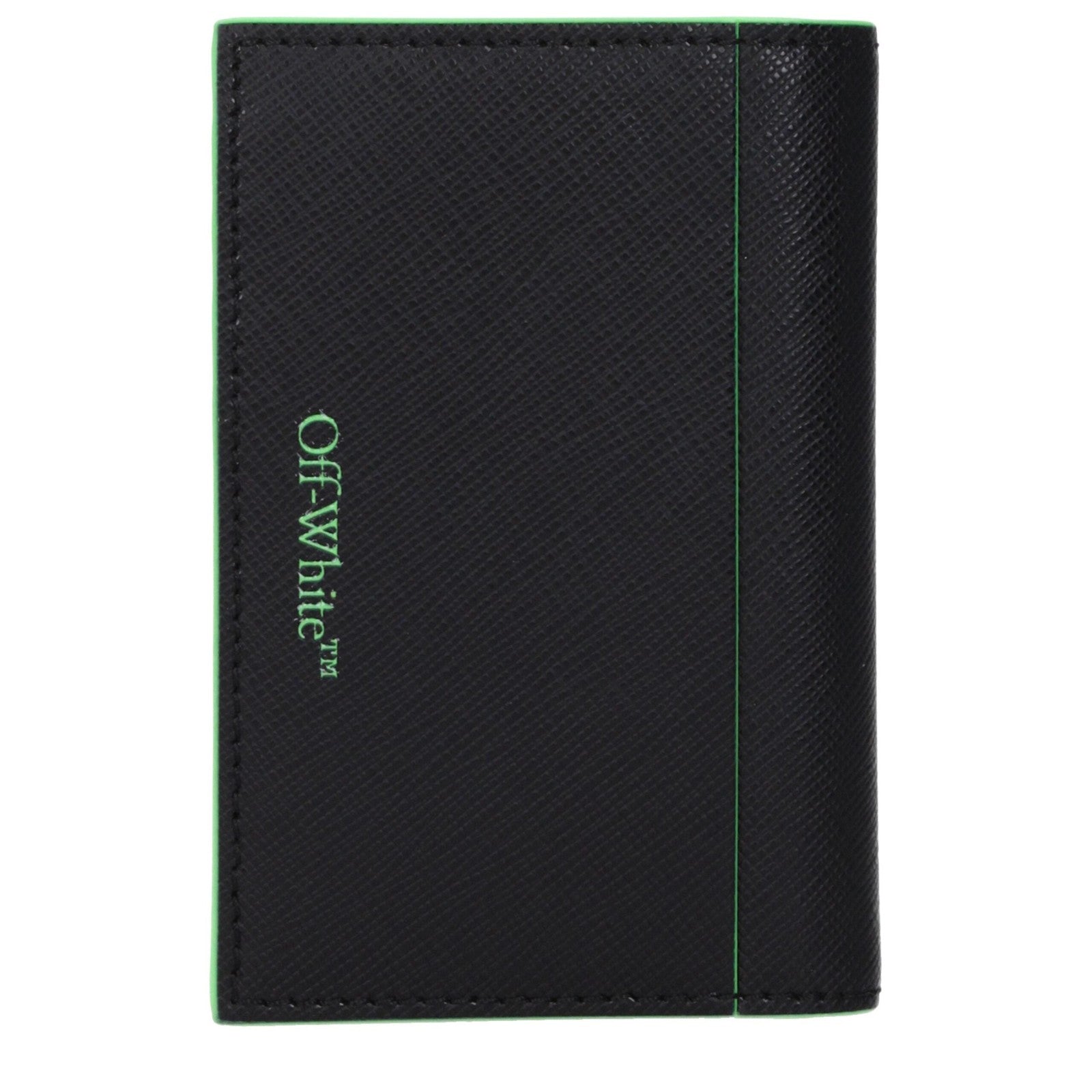 Off-White Black Leather Cardholder