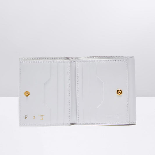 Off-White White Leather Wallet