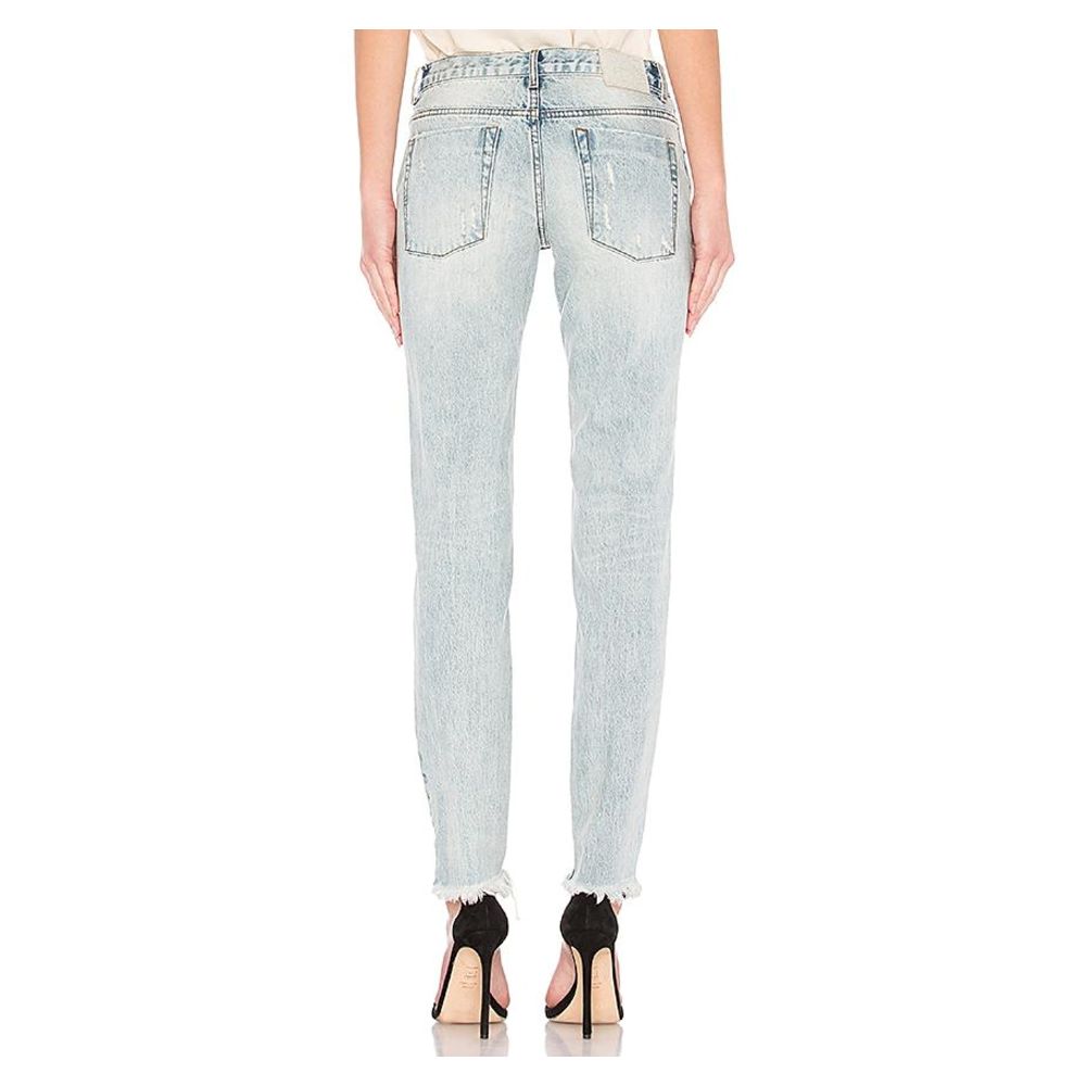 One Teaspoon Light Blue Cotton Jeans & Pant