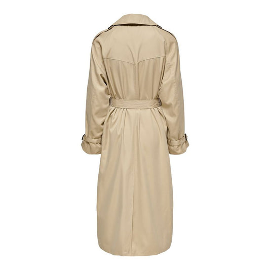 Only Beige Polyester Jackets & Coat