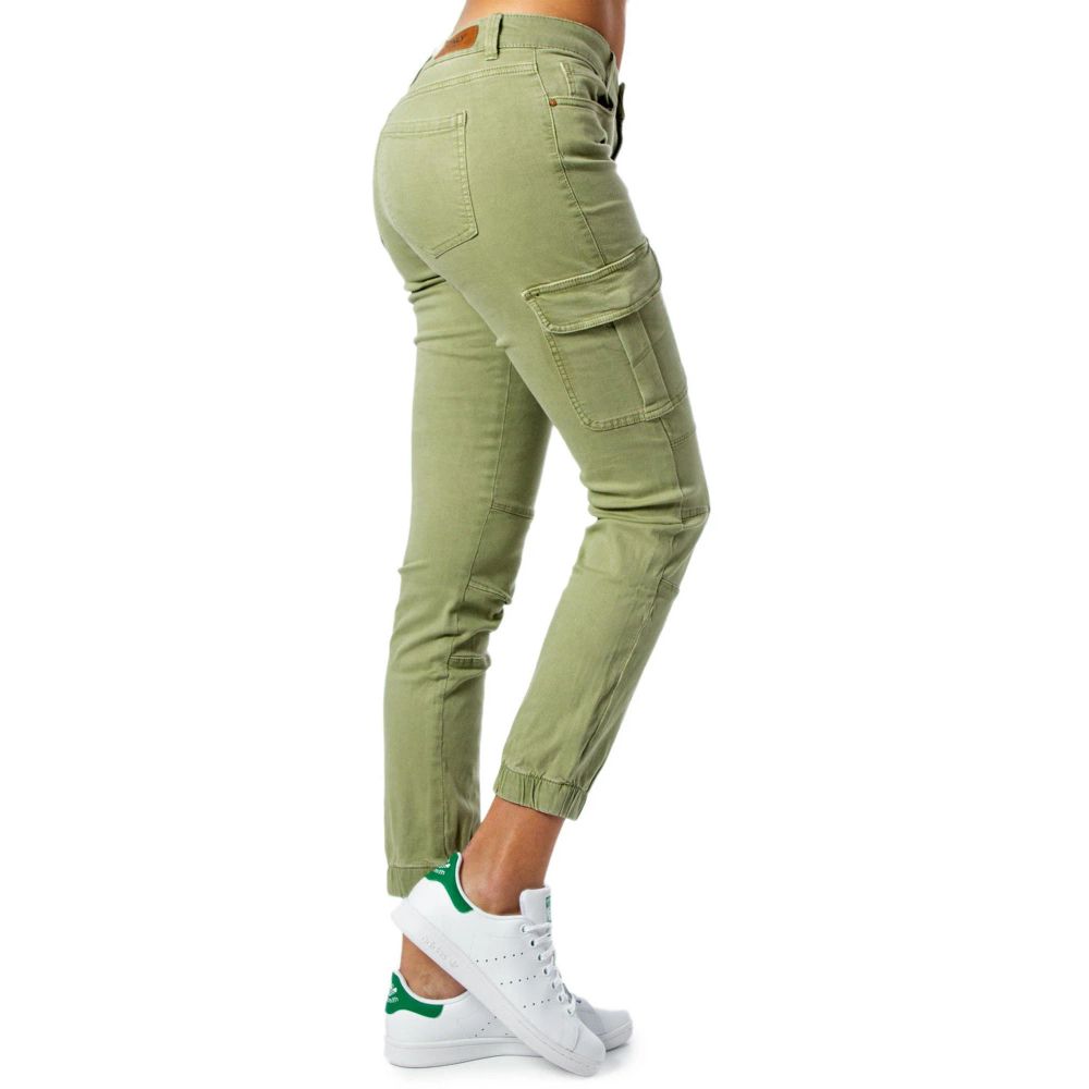 Only Bicolor Cotton Cargo Pants
