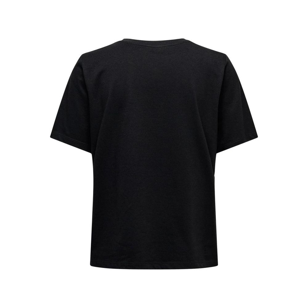 Only Black Cotton Tops & T-Shirt