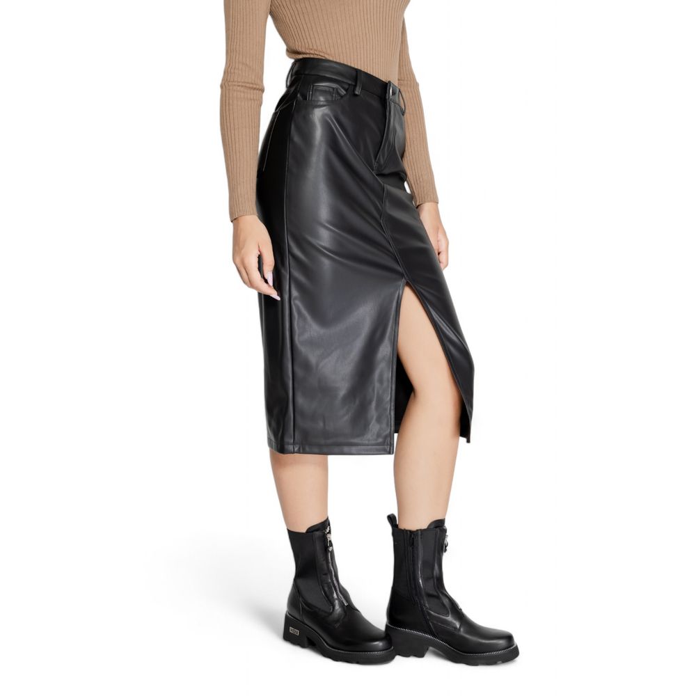 Only Black Polyester Skirt