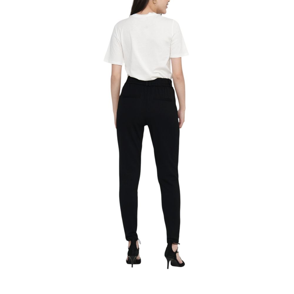 Only Black Viscose Casual Pants