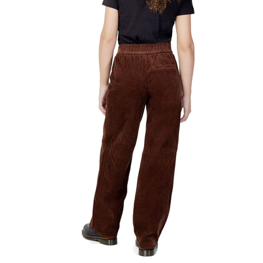 Only Brown Cotton Jeans & Pant