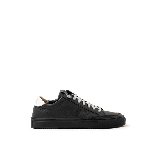 P448 Black Leather Sneaker