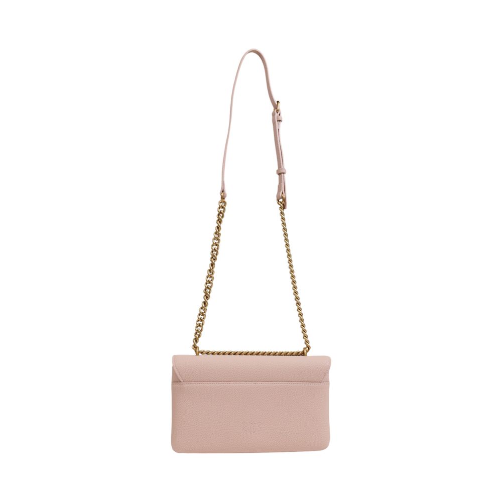 PINKO Pink Leather Handbag