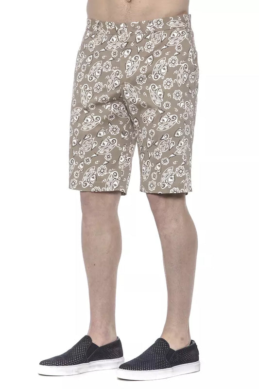 PT Torino Beige Cotton Men Short