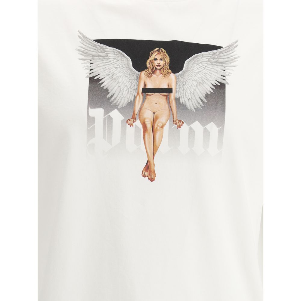 Palm Angels Crystal Pin Up T-Shirt