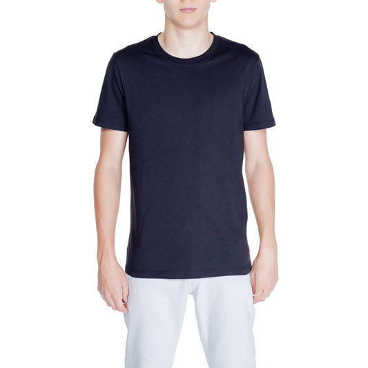 Peuterey Black Cotton T-Shirt