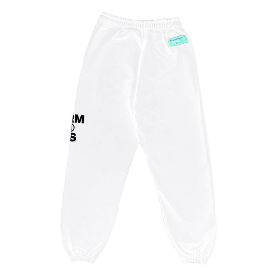 Pharmacy Industry White Cotton Women Trouser