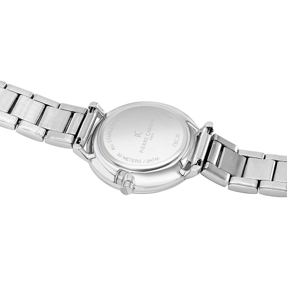 Pierre Cardin Gray Stainless Steel Dress Watch