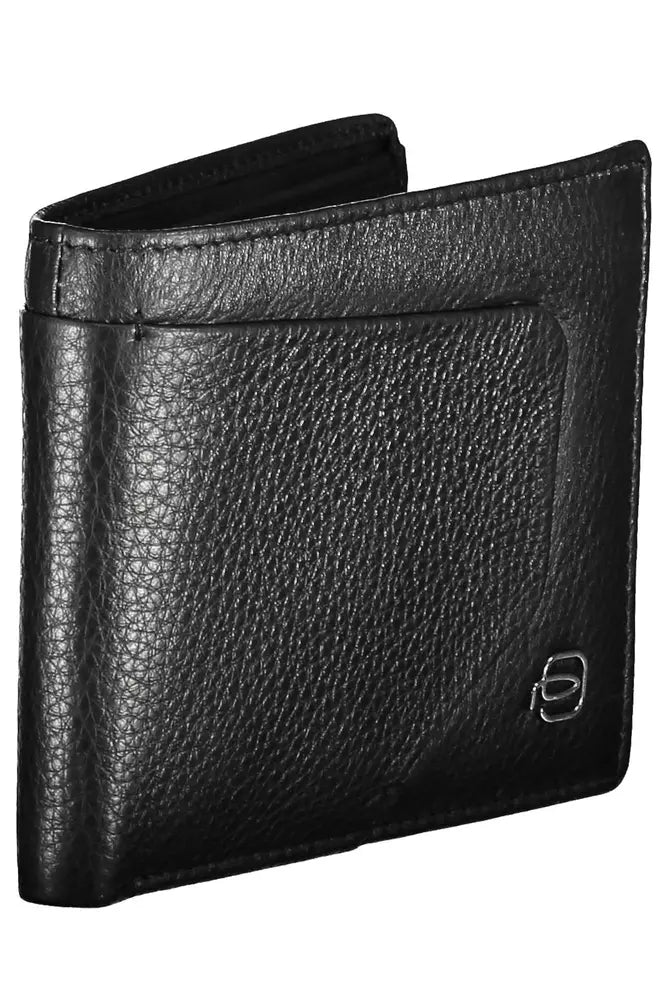 Piquadro Black Leather Men Wallet