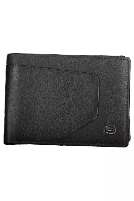 Piquadro Black Leather Mens Wallet