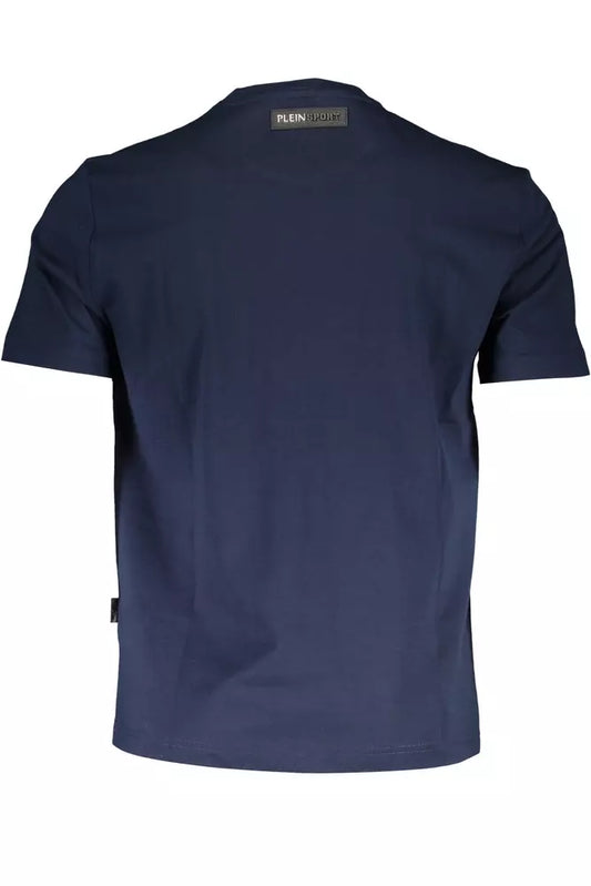 Plein Sport Blue Cotton Men T-Shirt