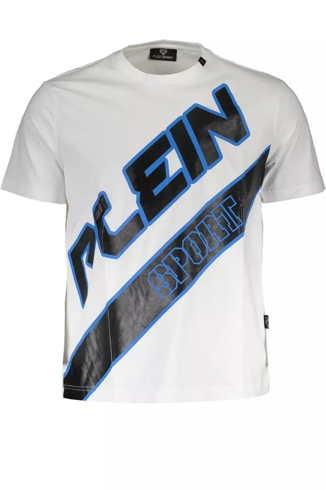 Plein Sport White Cotton Men T-Shirt