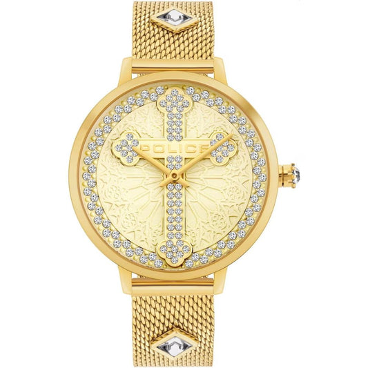 Police Gold Stainless Steel Watch