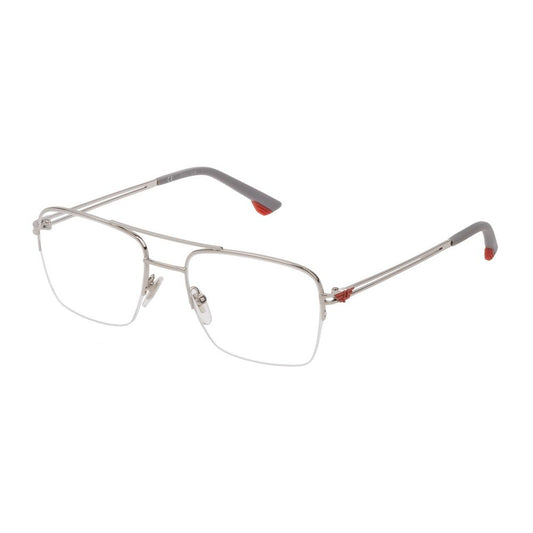 Police Gray Metal Frames