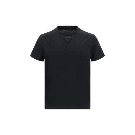 Prada Black Cotton T-Shirt