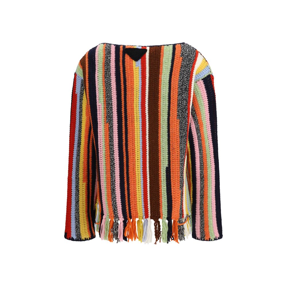 Prada Multicolor Wool Sweatshirt
