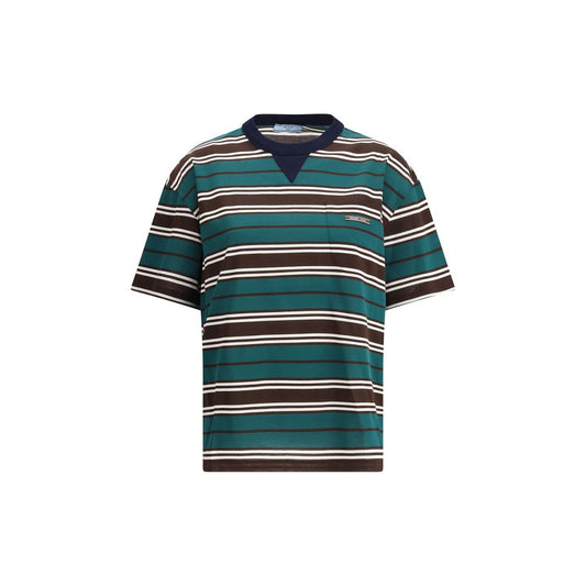 Prada Striped cotton T-shirt