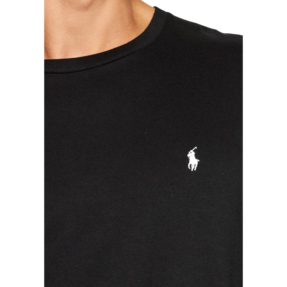 Ralph Lauren Black Cotton Long Sleeve T-Shirt
