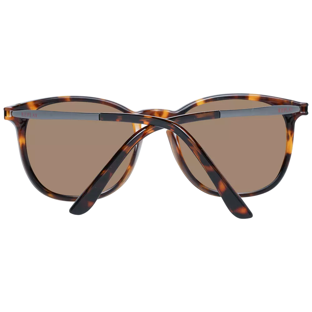 Replay Brown Unisex Sunglasses