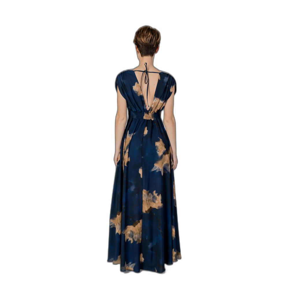 Rinascimento Blue Polyester Dress