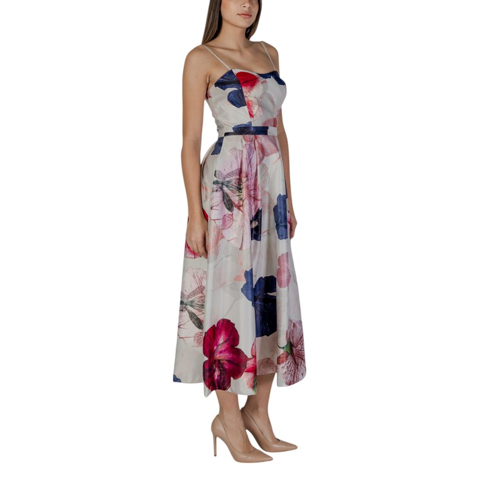 Rinascimento Multicolor Polyester Dress