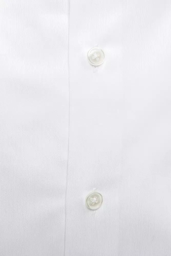 Robert Friedman White Cotton Men Shirt