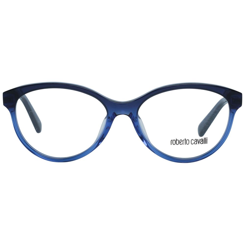 Roberto Cavalli Blue Metal Glasses Frames