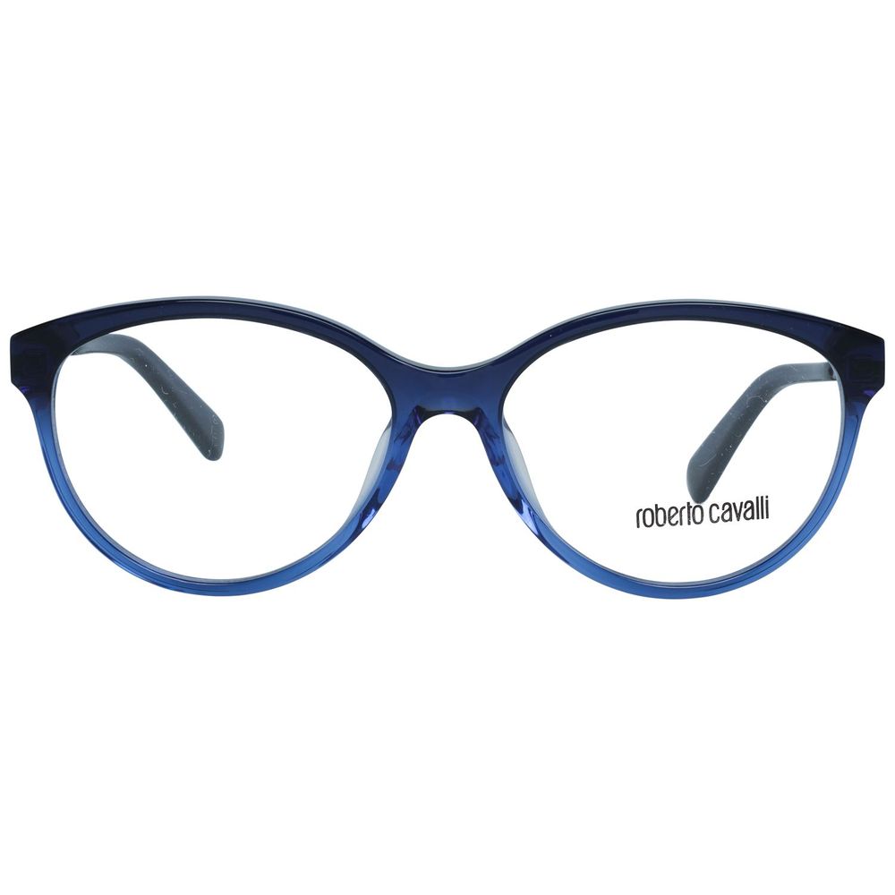 Roberto Cavalli Blue Metal Glasses Frames