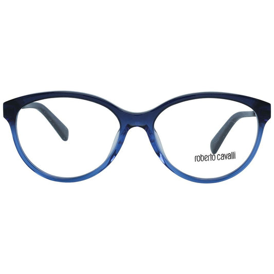 Roberto Cavalli Blue Metal Glasses Frames