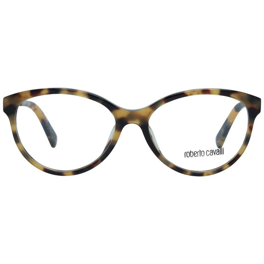 Roberto Cavalli Brown Metal Glasses Frames