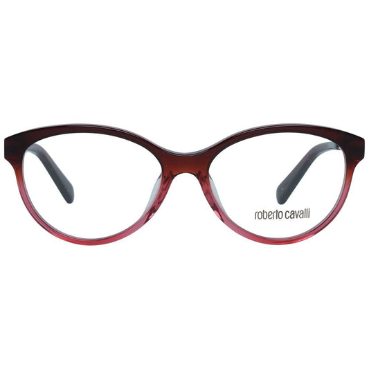 Roberto Cavalli Red Metal Glasses Frames