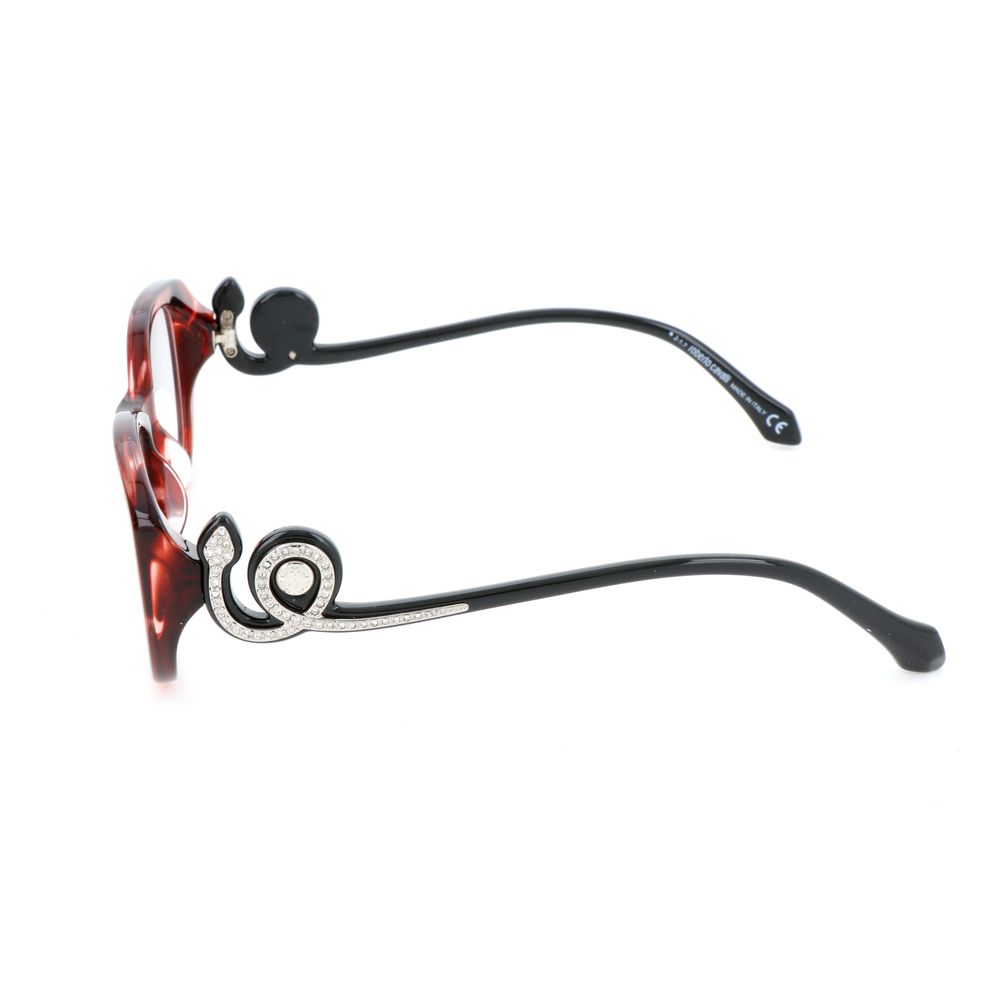 Roberto Cavalli Red Plastic Glasses Frames