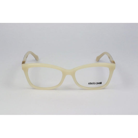 Roberto Cavalli White Acetate Glasses Frames