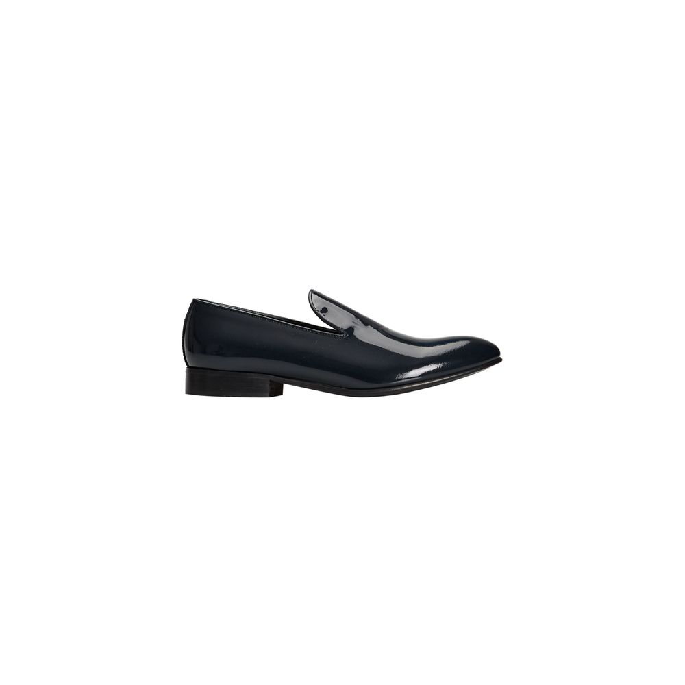 Roberto Pepe Luxury Blue Calfskin Loafer