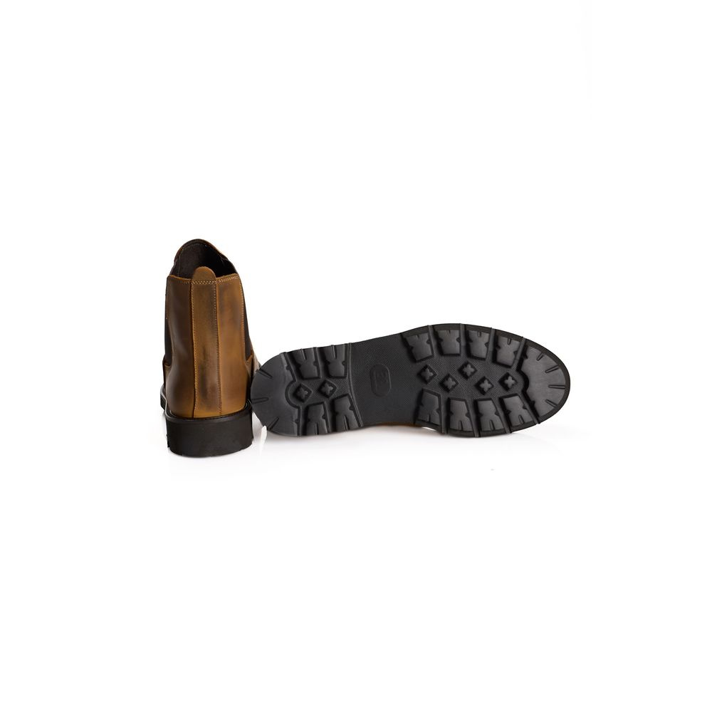 Roberto Pepe Luxury Brown Calfskin Boot