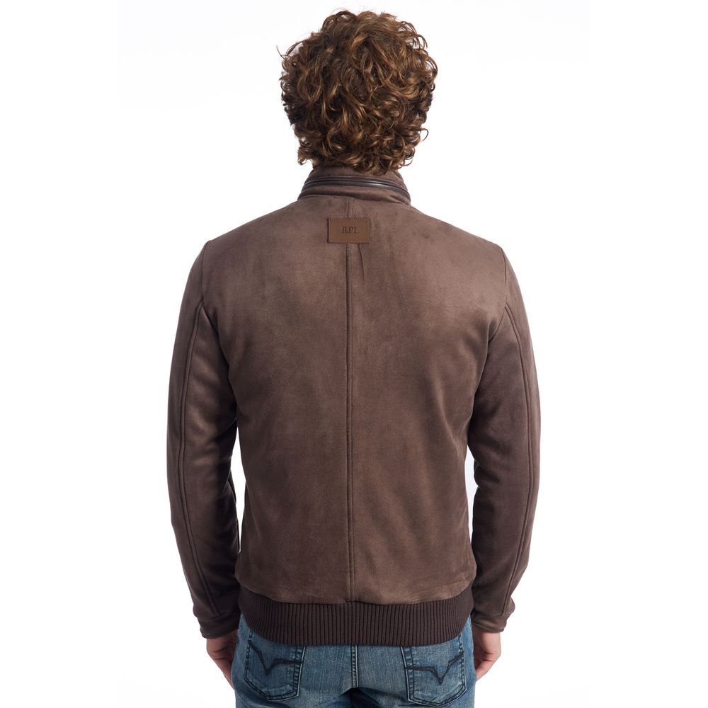 Roberto Pepe Luxury Brown Wool Jacket