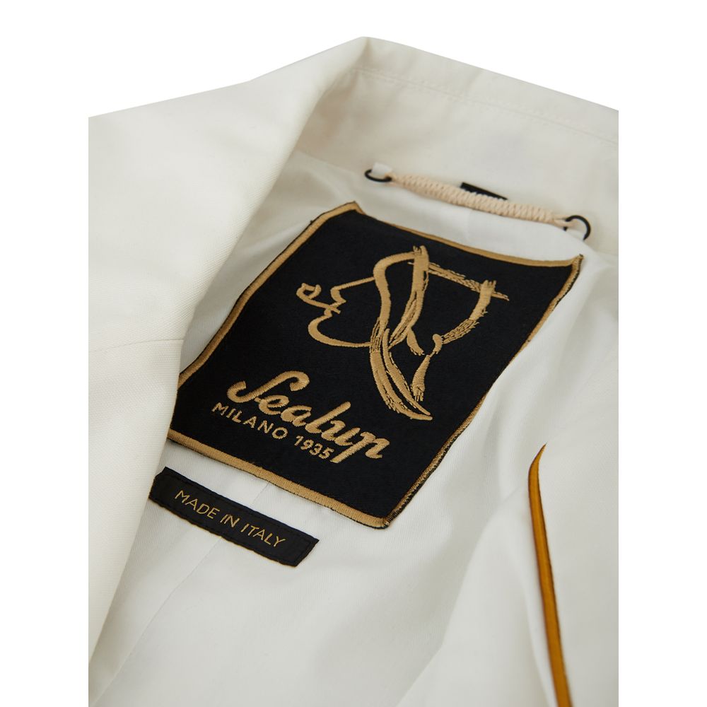 Sealup Elegant White Polyamide Jacket