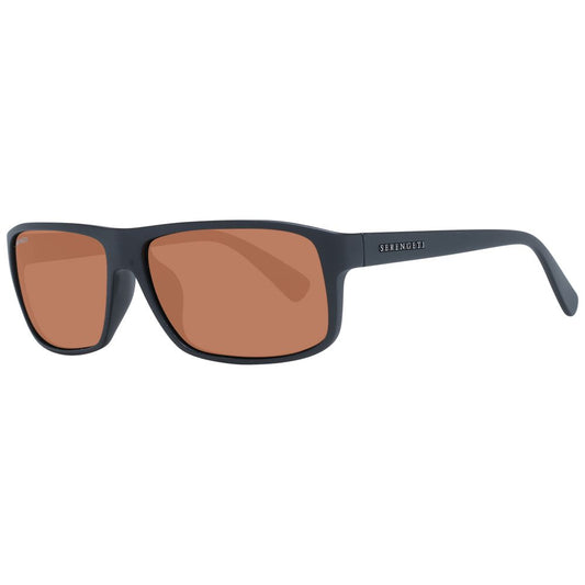 Serengeti Black Unisex Sunglasses