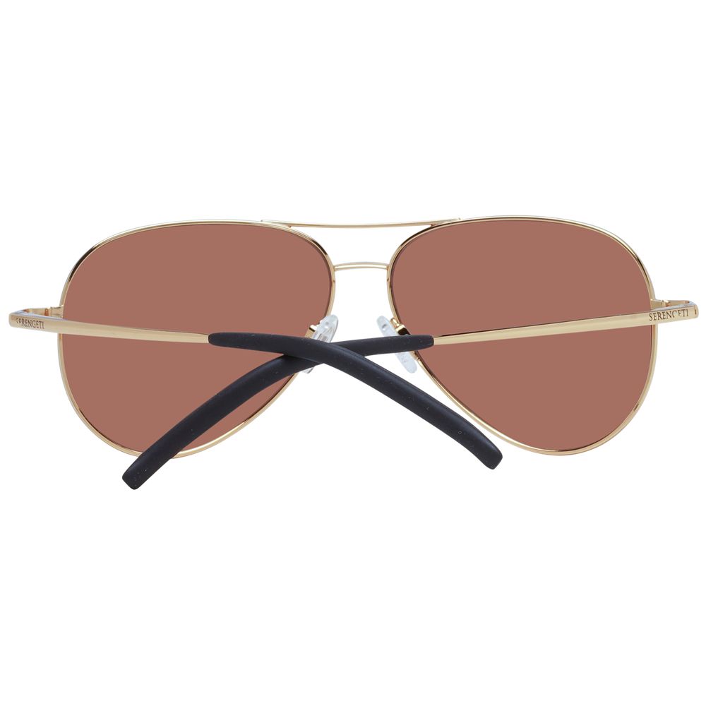 Serengeti Gold Unisex Sunglasses