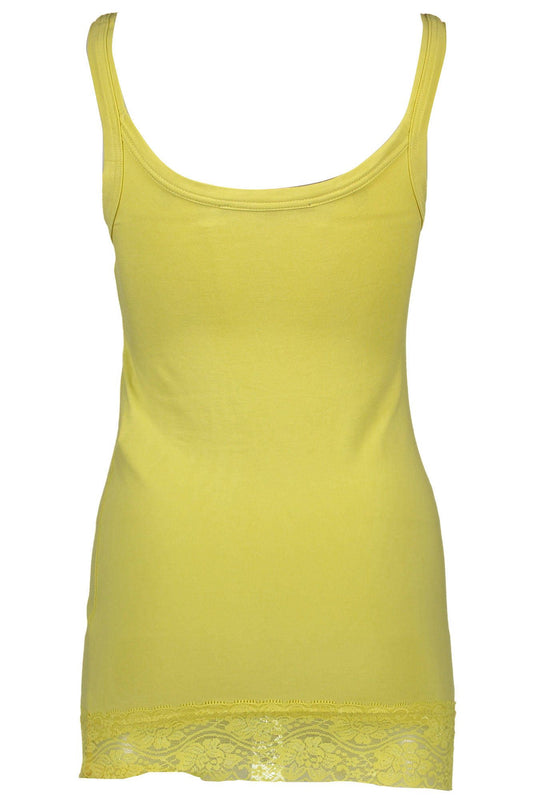 Silvian Heach Yellow Cotton Women Top