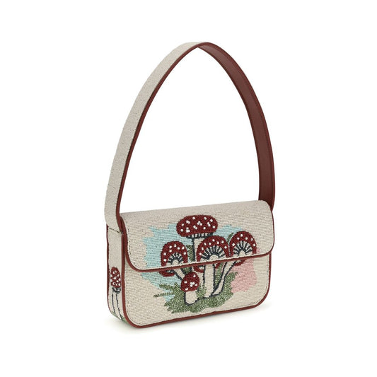 Staud Multicolor Rayon Shoulder Bag