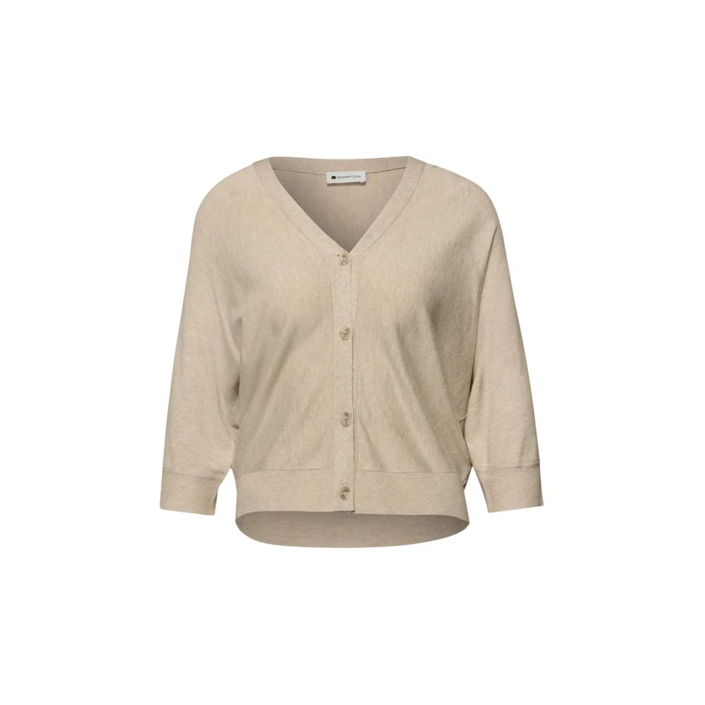 Street One Beige Viscose Cardigan