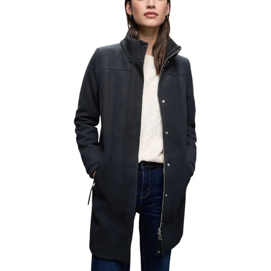 Street One Blue Polyester Coat