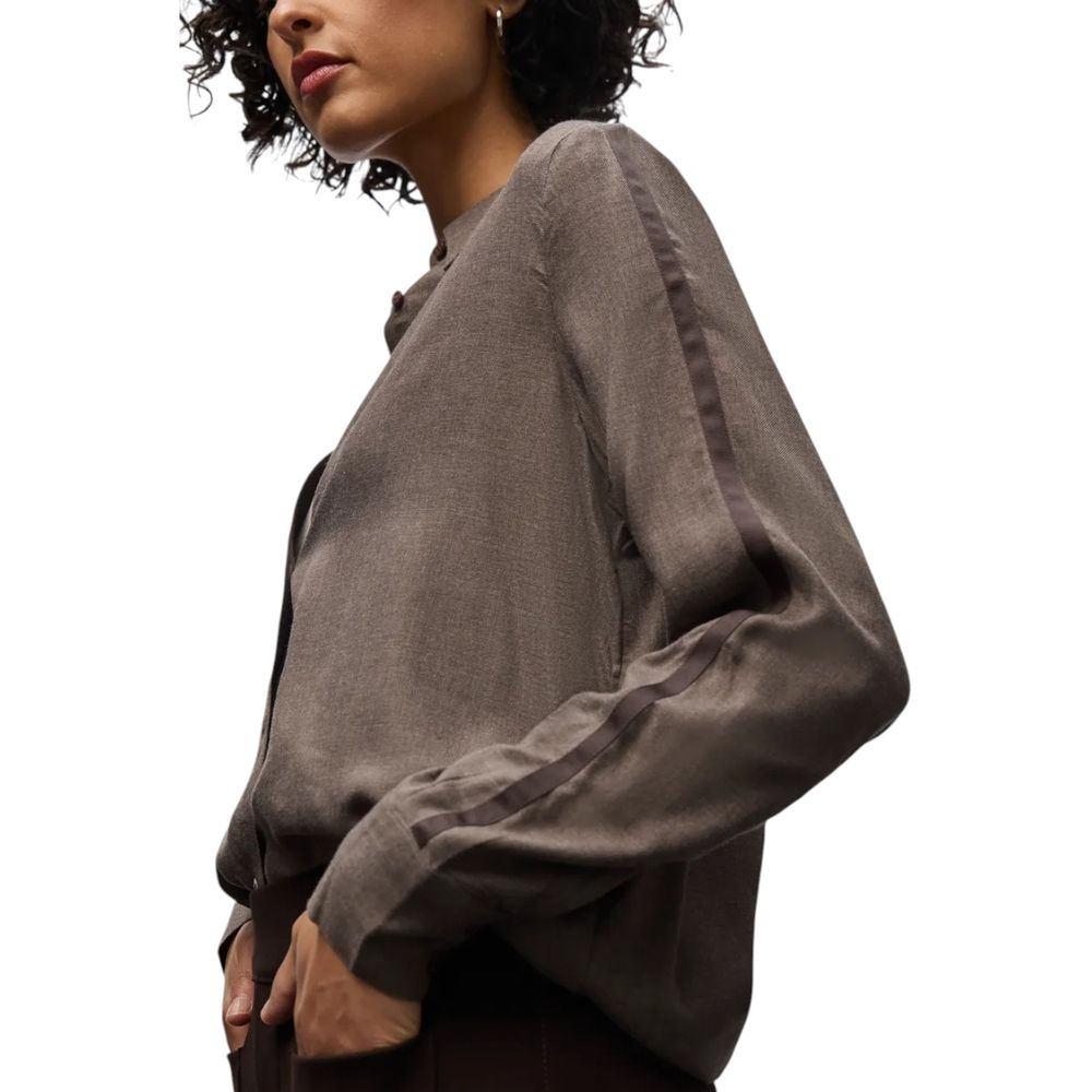 Street One Brown Viscose Blouse