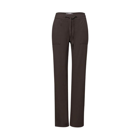 Street One Brown Viscose Casual Pants