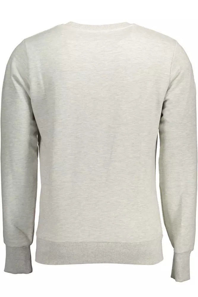 Superdry Gray Cotton Mens Sweater